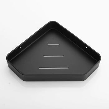 Komedan 1020 Dva složni kutni polic od aluminija za kupaonicu, premaz boje, nosivost 5–10 kg, moderni minimalistički stil