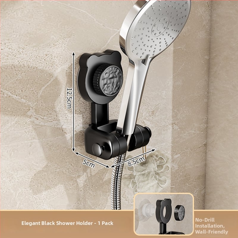 Suport de duș cu ventuză, mobil, montaj fără găuri, ABS