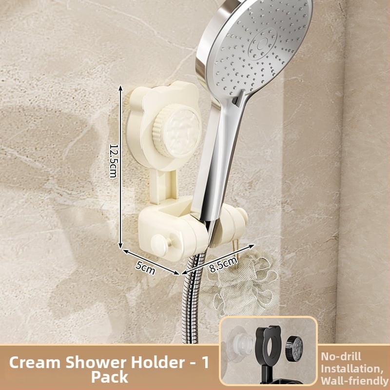 Suport de duș cu ventuză, mobil, montaj fără găuri, ABS