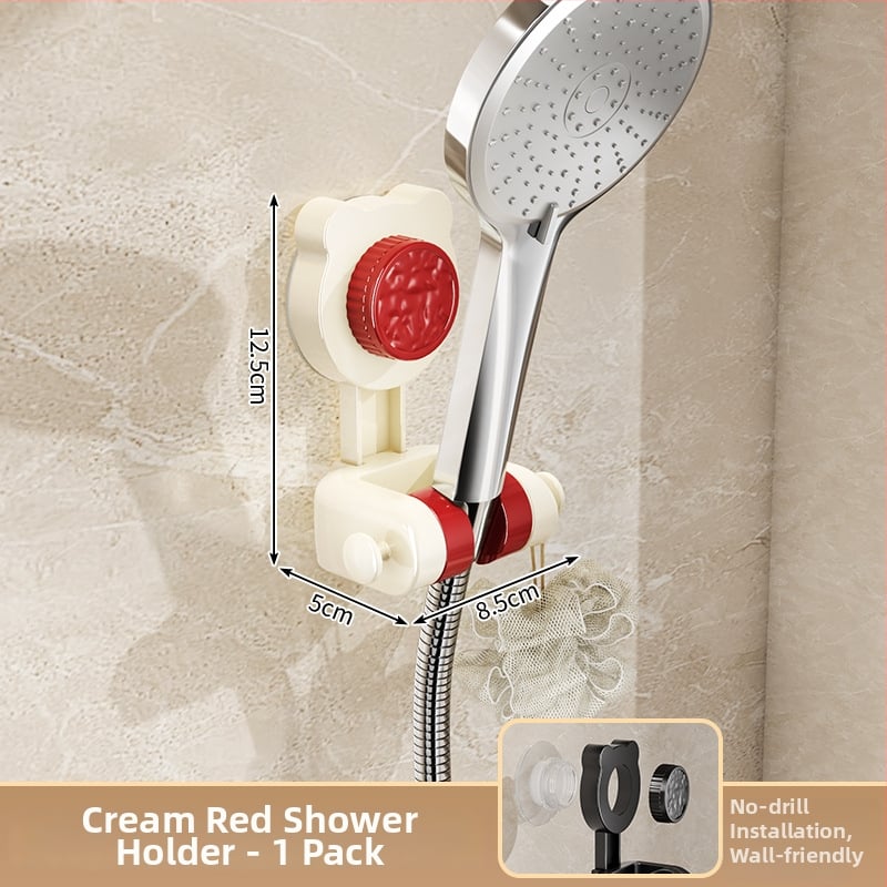 Suport de duș cu ventuză, mobil, montaj fără găuri, ABS