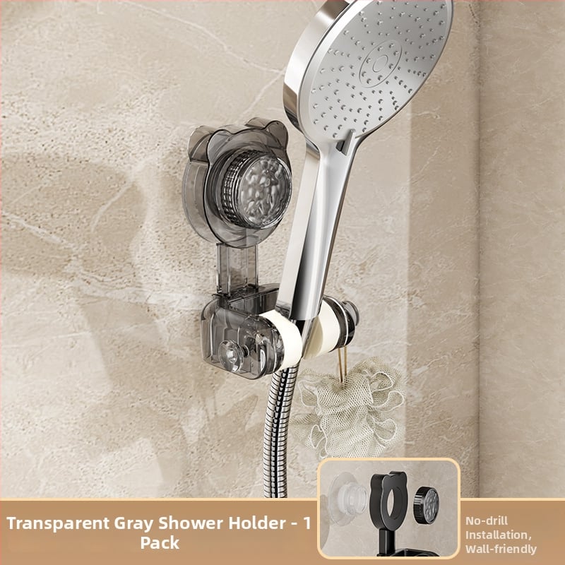 Suport de duș cu ventuză, mobil, montaj fără găuri, ABS