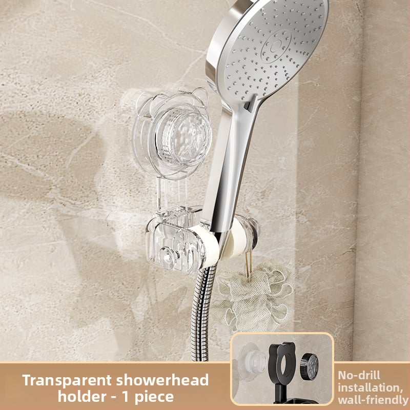 Suport de duș cu ventuză, mobil, montaj fără găuri, ABS