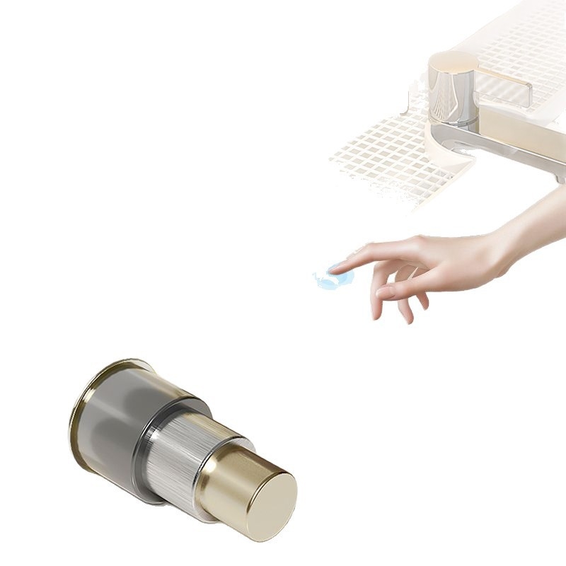 Ραφιέρα μπάνιου για νεροχύτη με βεντούζα, στρογγυλό μεταλλικό ράφι, 1 επίπεδο, απλός και μοντέρνος σχεδιασμός, CE πιστοποίηση