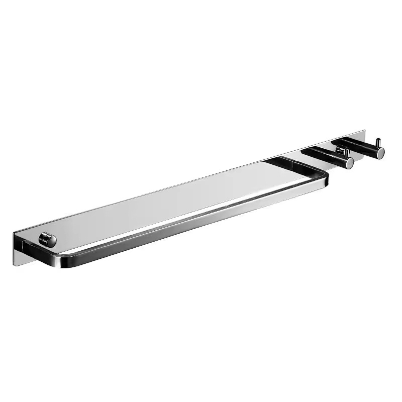 Ράγα πετσετών από ανοξείδωτο χάλυβα 304, τοίχου, μονή ράγα, μοντέρνο μινιμαλιστικό στυλ, φορτίο 5 kg