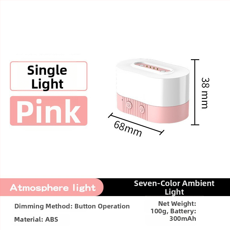 RGB магнитна настолна лампа с USB презареждане и плавно димиране за атмосферично осветление