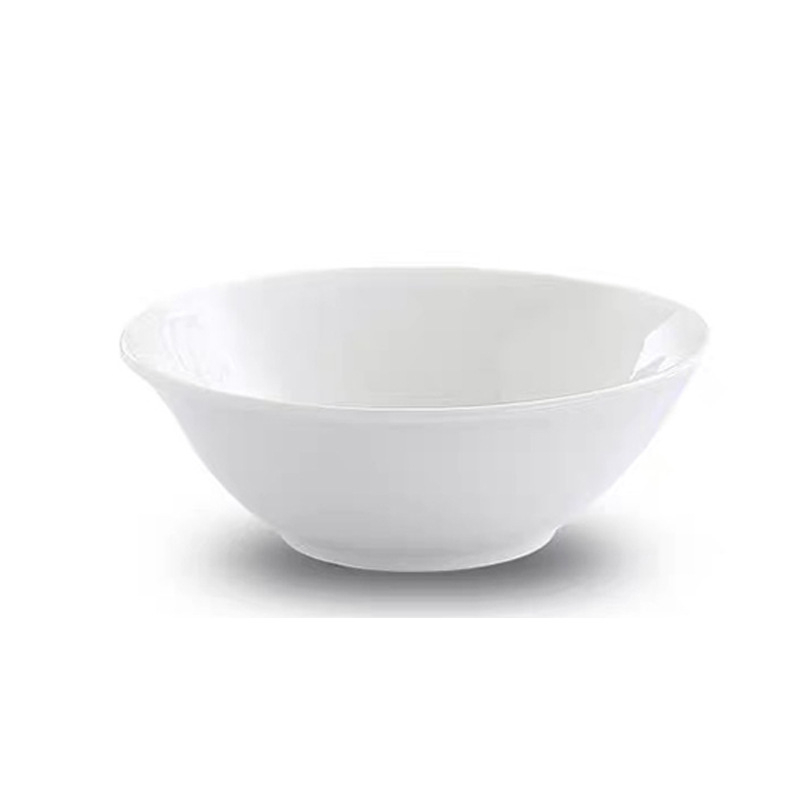 Πορσελάνινο μπολ, μοντέρνος μινιμαλισμός, στρογγυλό σχήμα, συμβατό με μικροκύματα, επίστρωση υπό γλάσο