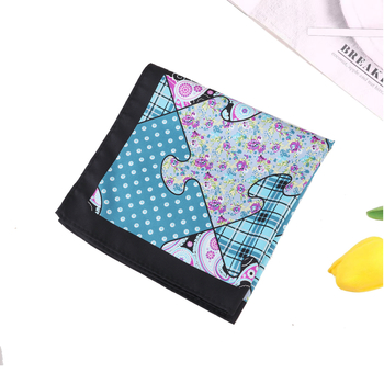 Kabatas lakats jakušanai ar Cashew Flower Puzzle rakstu, poliestera diegs, druka, brīvīgs stils, universāls