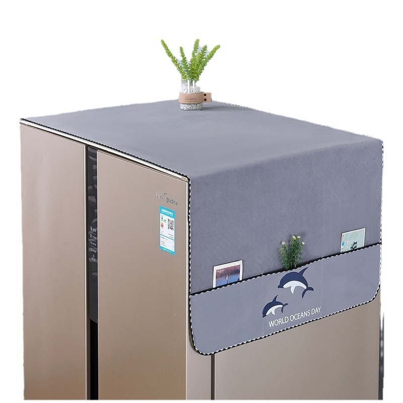 Покривка за върха на хладилника – скандинавски стил, плат