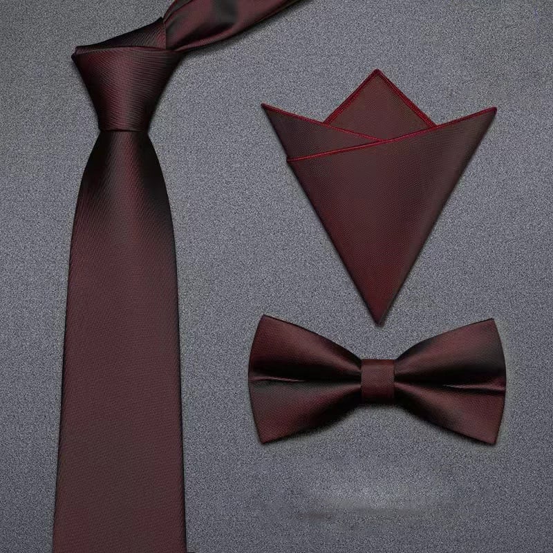 Papion bărbătesc mat, legat manual, din bumbac carouri cu căptușeală Jacquard, stil săgeată, potrivit pentru afaceri și nunți