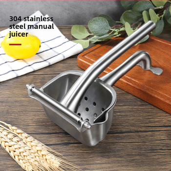 Storcător manual din oțel inoxidabil 304 pentru lămâie și rodie – multifuncțional, uz casnic