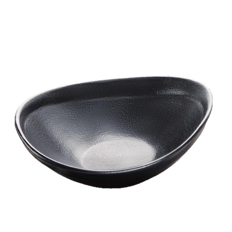 Vas ceramic pentru mese, formă neregulată, compatibil cu microundele, suprafață glazurată, stil modern minimalist