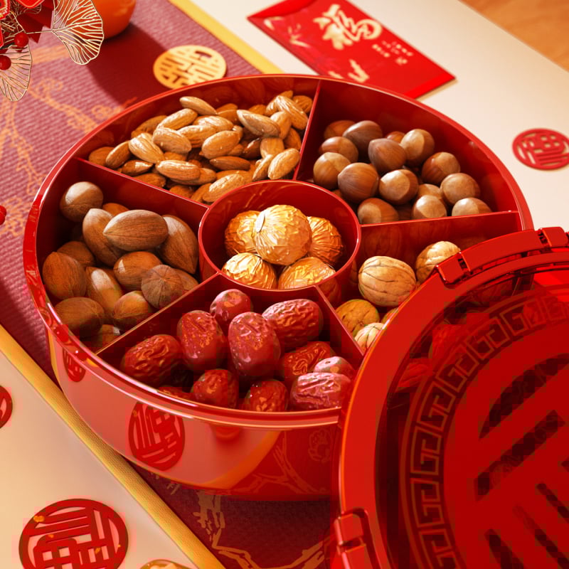 Farfurie de fructe Yimijia — stil lux ușor, material PP, categorie produs: farfurie de fructe