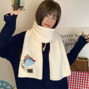 Kabatas adījuma šalle no vilnas maisījuma, warp adīšana, saglabā siltumu, Ziemas 2025, izcelsme Hangzhou