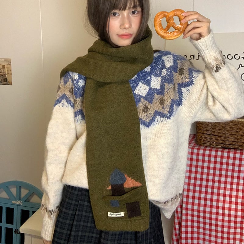 Kabatas adījuma šalle no vilnas maisījuma, warp adīšana, saglabā siltumu, Ziemas 2025, izcelsme Hangzhou