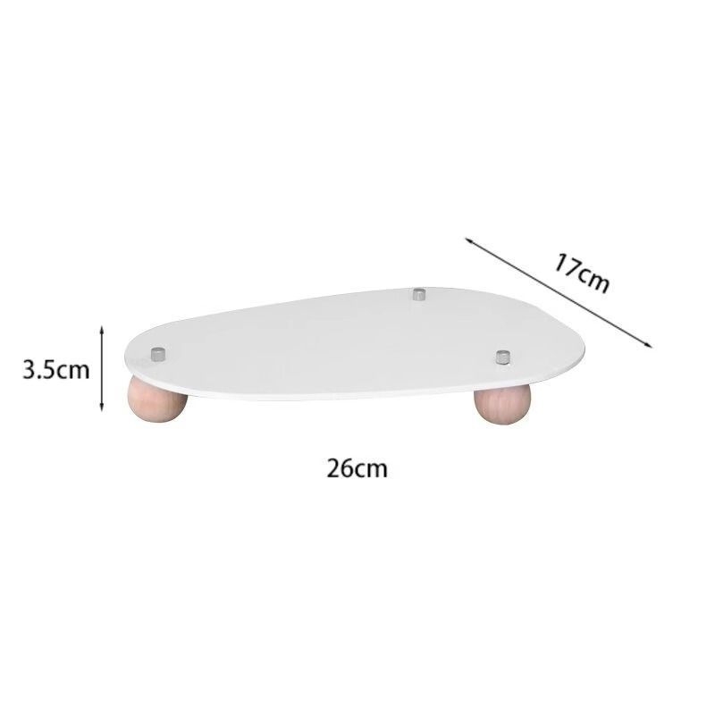 Пластмасов дисплей за десерти – плодова чиния, модерен минималистичен стил, първа класа, лансиран през лятото на 2021