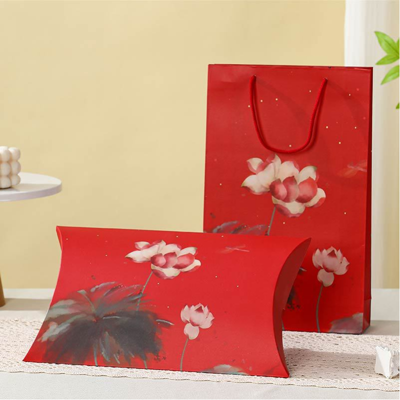 Cutie cadou pentru șal din mătase, ambalaj, carton 250 gsm, material: hârtie/carton, imprimare offset