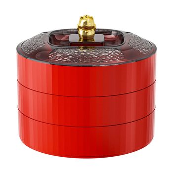 Чиния за плодове – пластмасова, модерен минималистичен дизайн, с ивици, пусната през 2024 г.