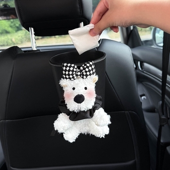 Κιβώτιο χαρτομάντιλων αυτοκινήτου και κάδος απορριμμάτων 2 σε 1, κρεμαστό από την πλάτη των μπροστινών και πίσω καθισμάτων (Υλικό: Universal model; Μάρκα: Shuai hao; Διαχείριση/Εξατομίκευση: Όχι)