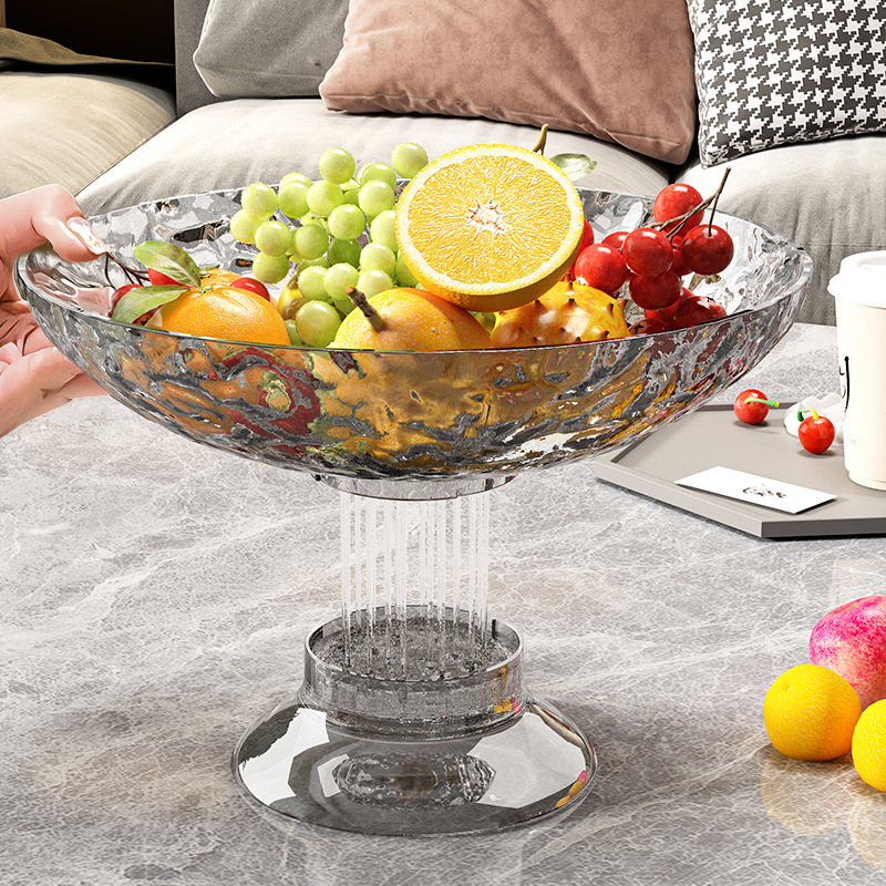 Chuanhang пластмасова плодова чиния, прост стил, дренаж на висока стойка, 2024 първокласно качество