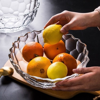 Стъклена кошница за плодове, Lizun BLINKMAX, модерен минималистичен стил