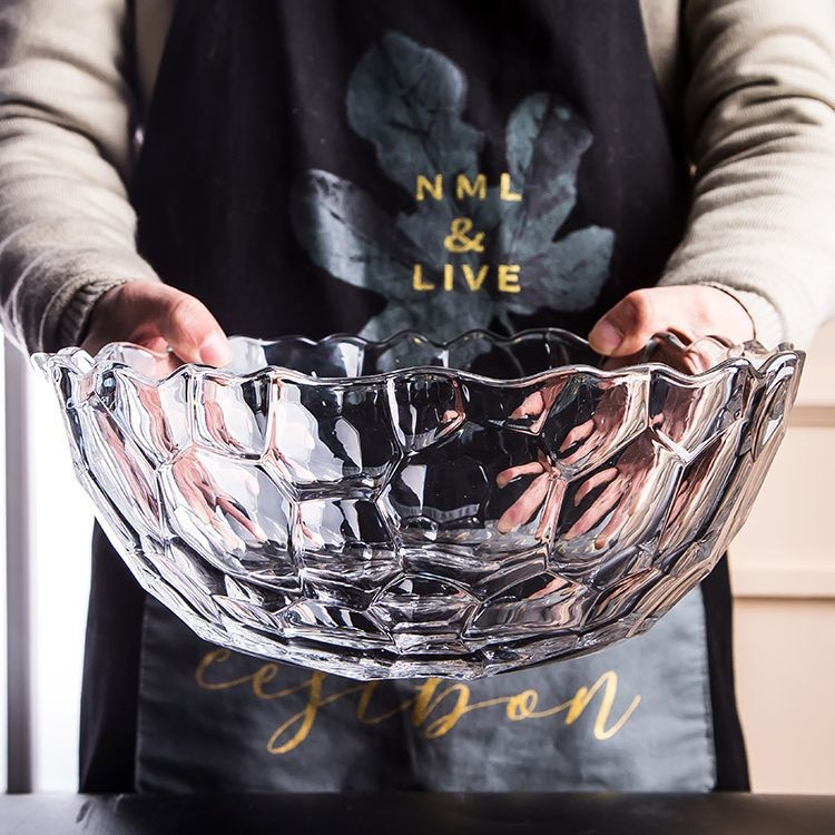 Стъклена кошница за плодове, Lizun BLINKMAX, модерен минималистичен стил