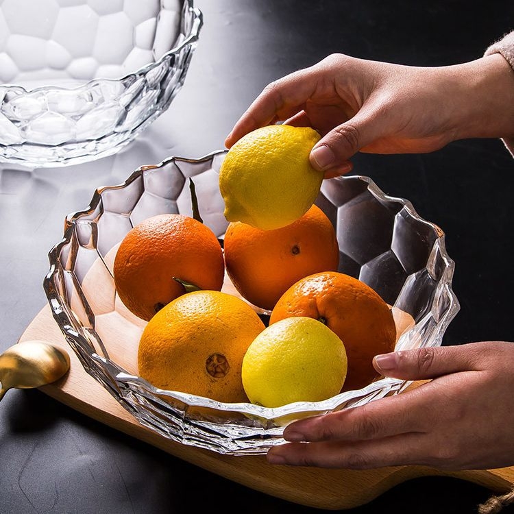 Стъклена кошница за плодове, Lizun BLINKMAX, модерен минималистичен стил