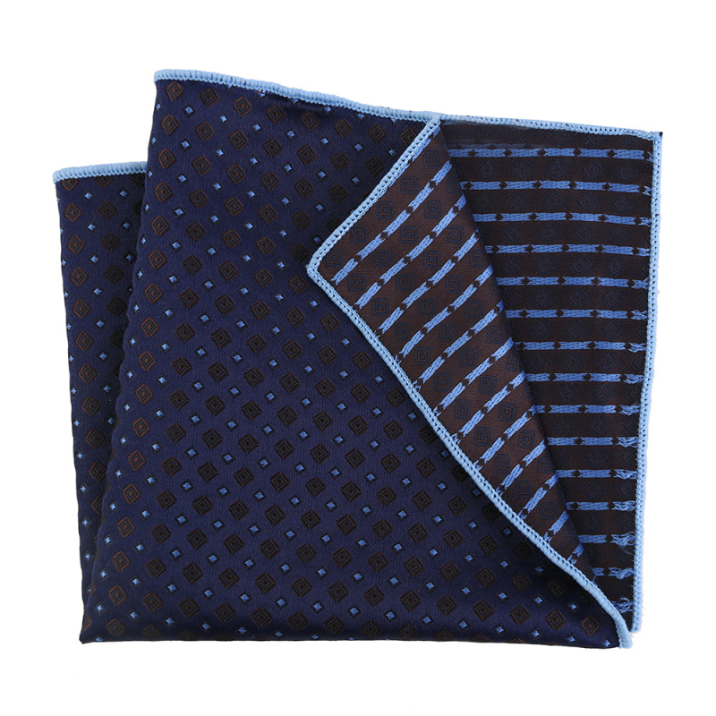 Kabatas lakatiņš uz uzvalka, poliestera diegi, džakarda audums, raksts ar karu un ziedu motīvu, brīvs stils, iepakojums vienā OPP maisiņā