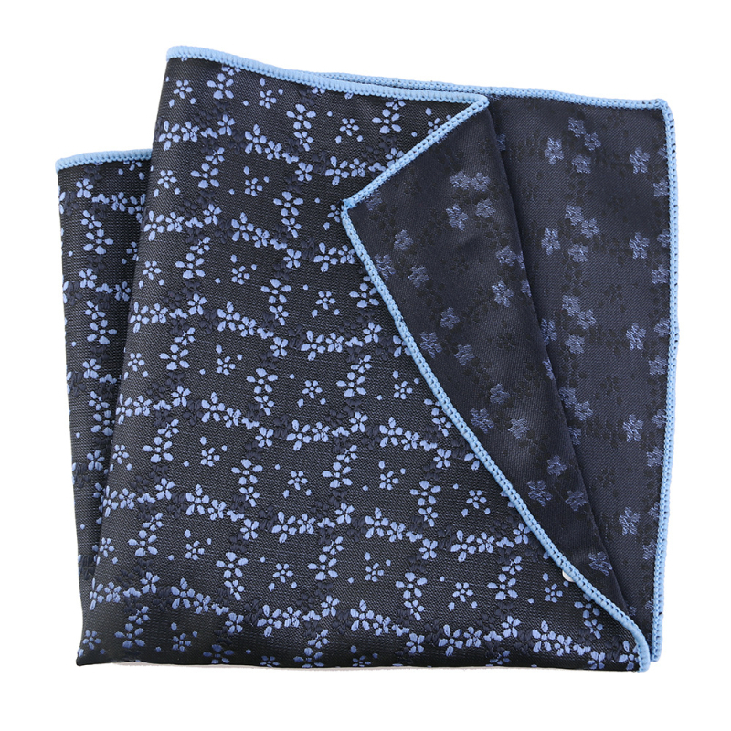 Kabatas lakatiņš uz uzvalka, poliestera diegi, džakarda audums, raksts ar karu un ziedu motīvu, brīvs stils, iepakojums vienā OPP maisiņā