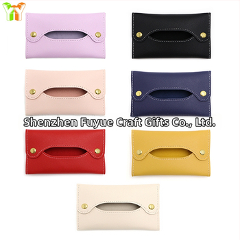 Δερμάτινη μικρή θήκη για χαρτοπετσέτες | Συμβατή με αποσπώμενες χαρτοπετσετες | Διάφορες χρήσεις | Μοντέλο XY24102417 | Για αυτοκίνητο, σαλόνι, μπάνιο