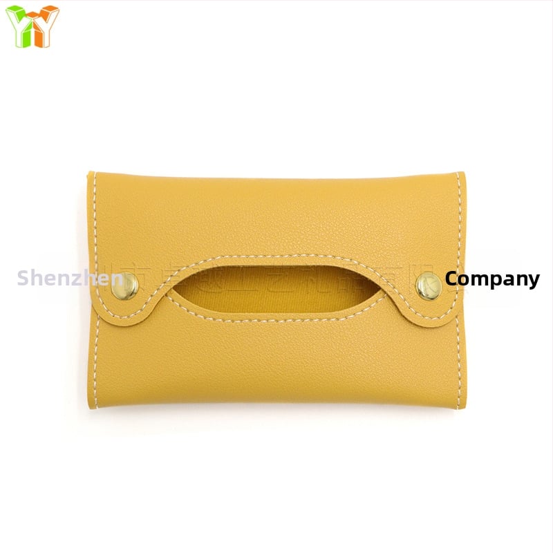 Δερμάτινη μικρή θήκη για χαρτοπετσέτες | Συμβατή με αποσπώμενες χαρτοπετσετες | Διάφορες χρήσεις | Μοντέλο XY24102417 | Για αυτοκίνητο, σαλόνι, μπάνιο