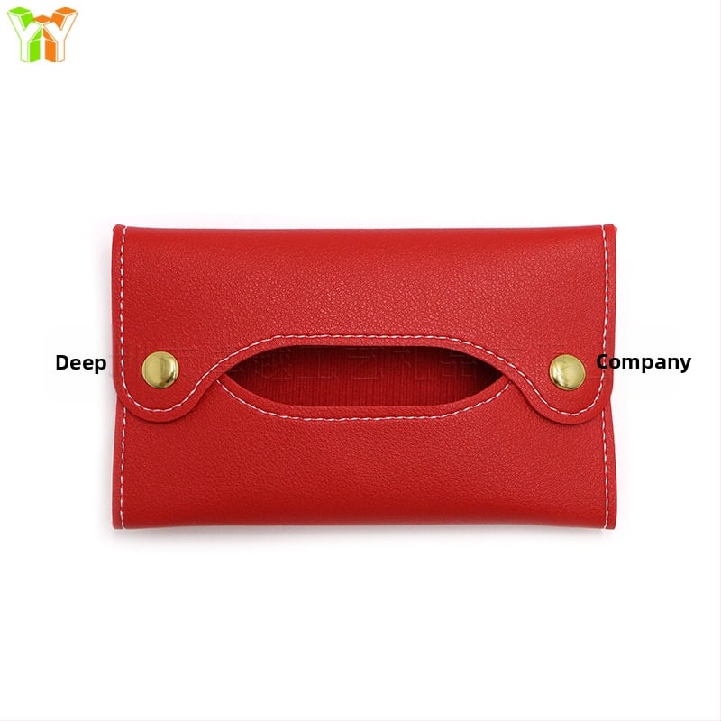 Δερμάτινη μικρή θήκη για χαρτοπετσέτες | Συμβατή με αποσπώμενες χαρτοπετσετες | Διάφορες χρήσεις | Μοντέλο XY24102417 | Για αυτοκίνητο, σαλόνι, μπάνιο