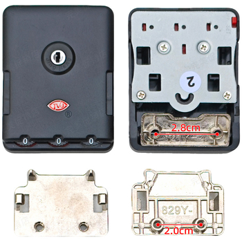 Κλειδαριά αποσκευών – TSA εγκεκριμένη συνδυαστική κλειδαριά, ABS περίβλημα, Κωδικός προϊόντος 002, Καλοκαίρι 2023