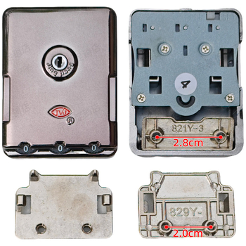 Κλειδαριά αποσκευών – TSA εγκεκριμένη συνδυαστική κλειδαριά, ABS περίβλημα, Κωδικός προϊόντος 002, Καλοκαίρι 2023