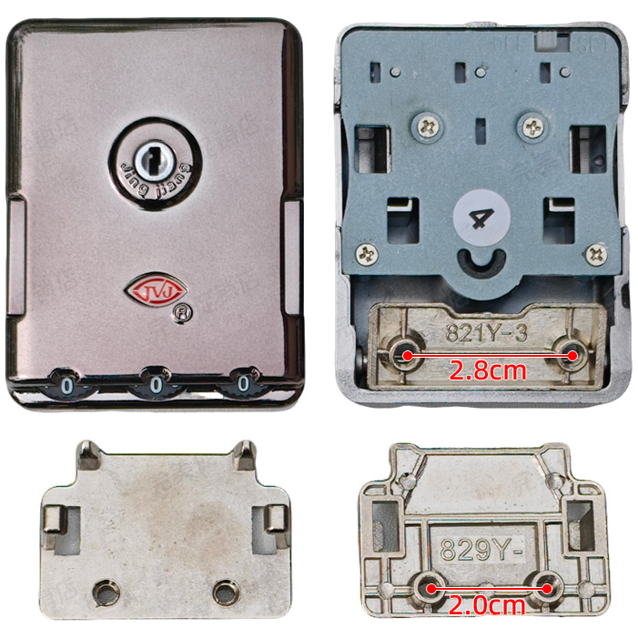 Κλειδαριά αποσκευών – TSA εγκεκριμένη συνδυαστική κλειδαριά, ABS περίβλημα, Κωδικός προϊόντος 002, Καλοκαίρι 2023