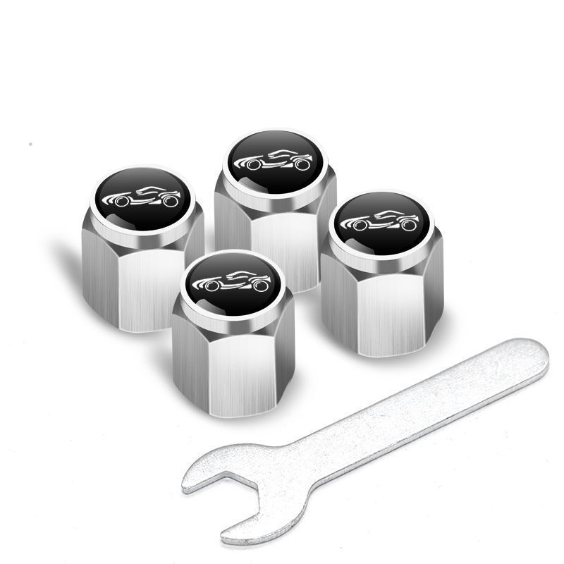 Aluminijski kapica ventila za bezdušne gume, aluminij, velika komora jezgre, oblik talijanskog otvora, marke Leicester Trading, kompatibilno s 1 modelom