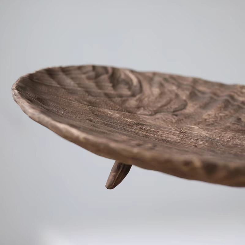 Pladanj za voće i košarica od masivnog drveta, Wabi-Sabi stil, vintage dizajn za dnevni boravak, izlazak zimi 2020., šifra 817747239