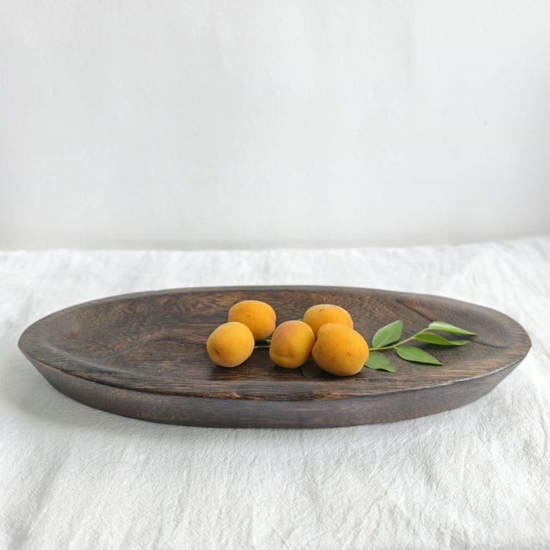 Pladanj za voće i košarica od masivnog drveta, Wabi-Sabi stil, vintage dizajn za dnevni boravak, izlazak zimi 2020., šifra 817747239