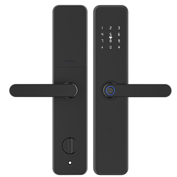 Брава за врати с пръстов отпечатък за сигурни и дървени врати, Da pi yang, алуминиева сплав, модел N333