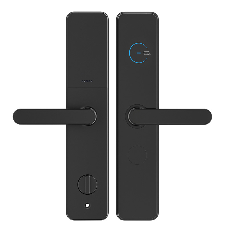 Брава за врати с пръстов отпечатък за сигурни и дървени врати, Da pi yang, алуминиева сплав, модел N333