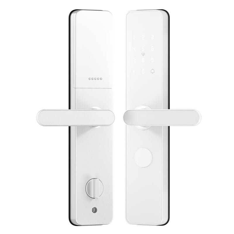 Брава за врати с пръстов отпечатък за сигурни и дървени врати, Da pi yang, алуминиева сплав, модел N333