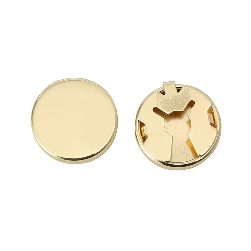 Κουμπάκια μανικιών, κορεάτικου στυλ, unisex, ηλεκτροπλατιωμένα, σχέδιο με κουμπί-χελώνα