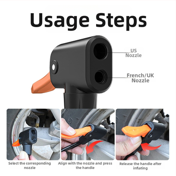 PVC gaisa uzgalis velosipēda pumpai, zīmols Captain of the Tower, licencējama privātā etiķete