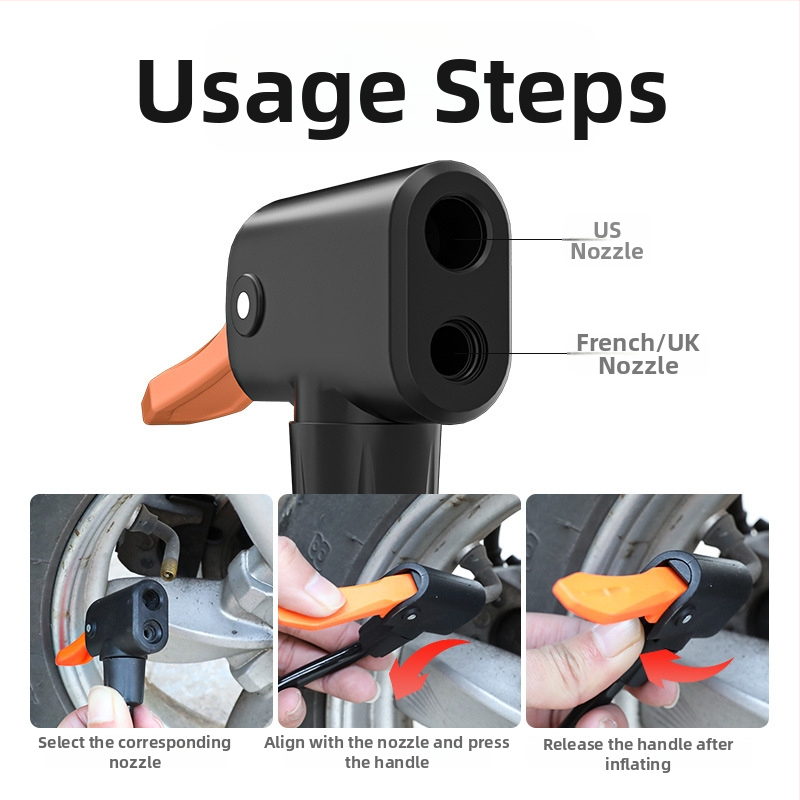 PVC õhuotsik jalgratta pumba jaoks, bränd Captain of the Tower, litsentseeritav privaatne märgis