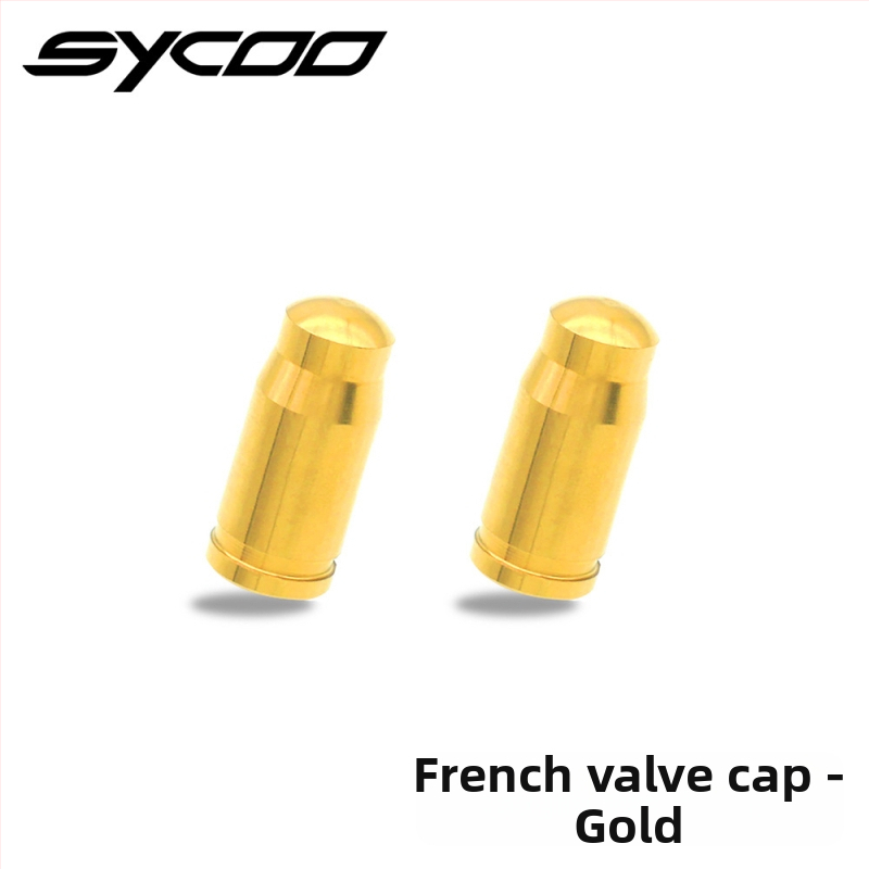 Sycoo capac de valve Presta, titan pentru bicicletă de munte, personalizabil, pachet cu 2 bucăți