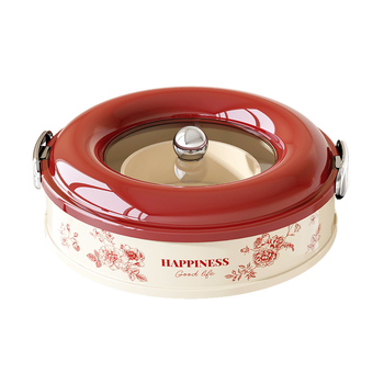 Forgó zárható gyümölcstál, műanyag tároló rekesz snackekhez és aszalt gyümölcsökhöz (Anyag: PET+ABS; Márka: A corner of a mountain; Stílus: aranyos, rajzfilmszerű; Kiadási év: 2025)