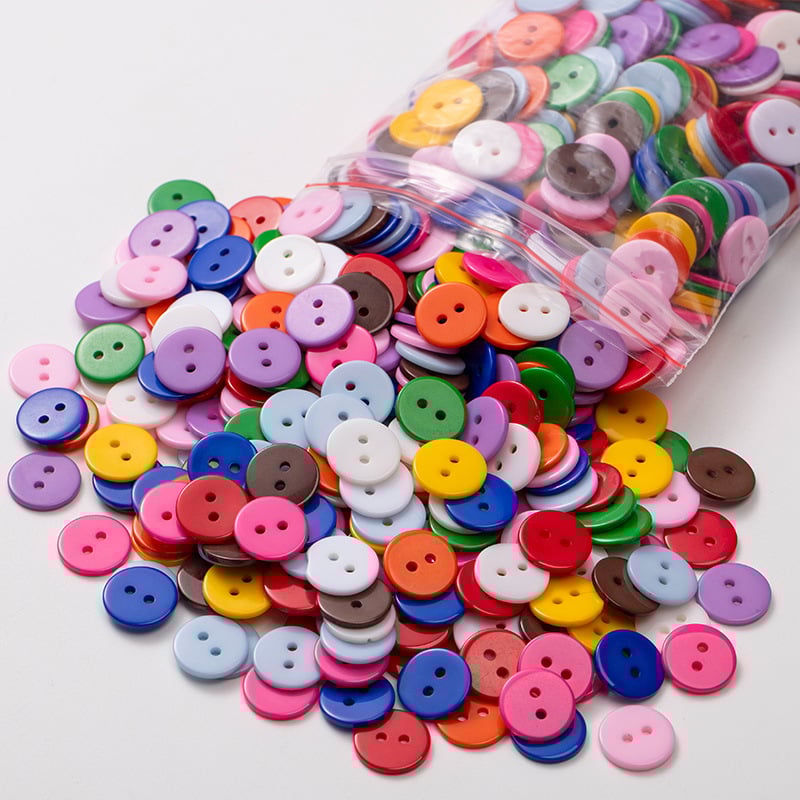 Цветни кръгли snap копчета за облекло — екологично чист пластмасов материал, подходящи за панталони, дрехи, ежедневни облекла и китайски стил облекла