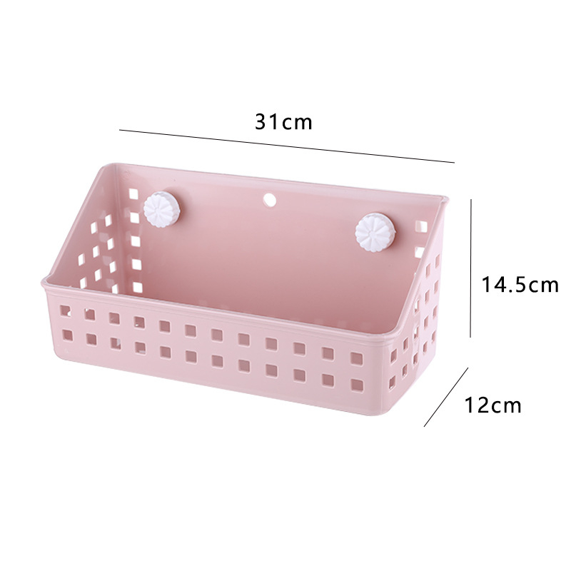Stalni zidni organizator za kozmetiku i sitne predmete - PP materijal, model 2306, za kupaonicu i kuhinju
