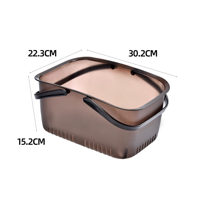 Korejskog stila prijenosna košara za kupaonicu (Plastika, Model 1023, Japanski stil, Standardni kapacitet, Marka Attitude Encounter)