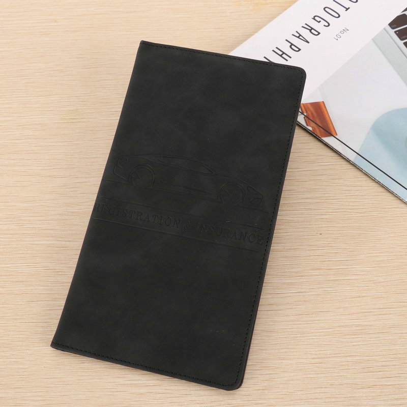 PU kožni držač za putovnicu i kartice, unisex, uzorak s slovima, gradski minimalistički stil, ultra lagan s proširivim kapacitetom