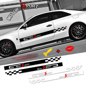 Bočné prahové samolepky na auto, prispôsobiteľný proti kolíziám decal, univerzálny model, materiál kvapkajúce lepidlo, Card Vernon Cool Sticker